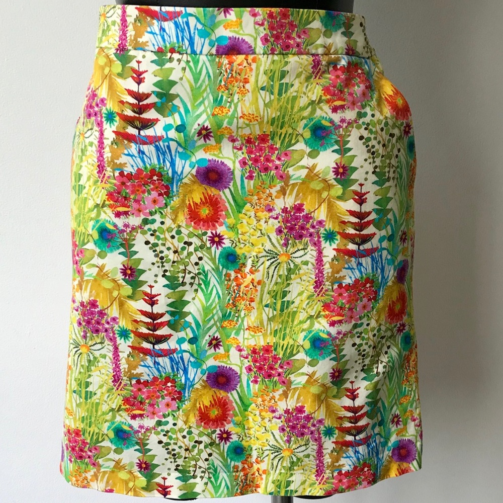 J.Crew Liberty of London Mini Skirt Floral SZ 4